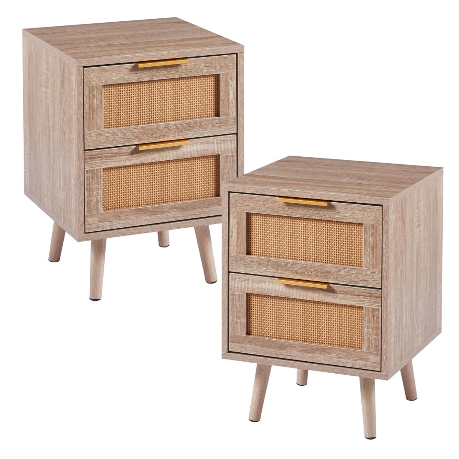 Pandalino - Pack 2 Veladores Brando | Elegancia Natural Para Tu Hogar