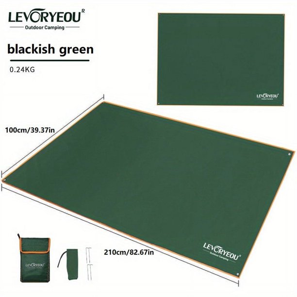 1pc Waterproof Wear-resistant Thick Oxford Cloth Mat For Outdoor Camping Hiking