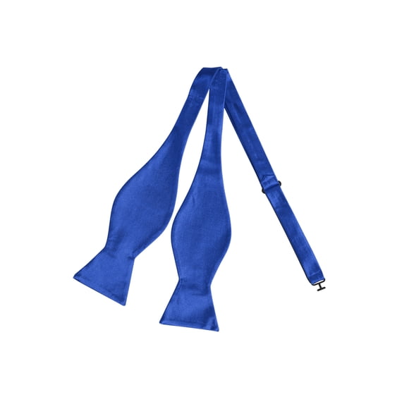 INSPIRE CHIC Pajaritas de hombre de color sólido para boda formal, fiesta, esmoquin, azul real, talla única