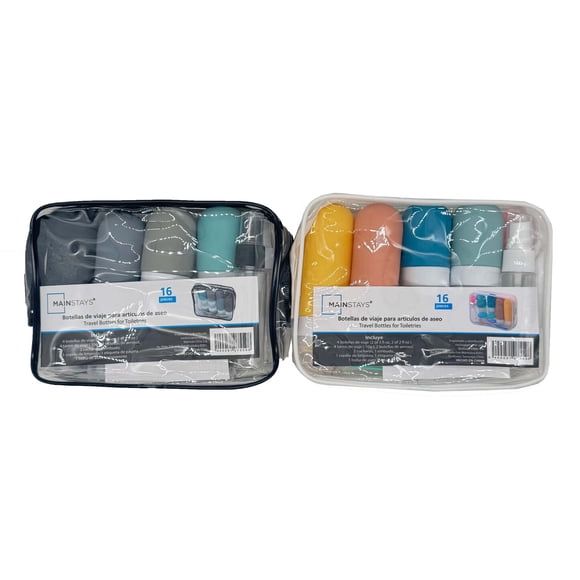 Set Viaje 16 piezas Plastico