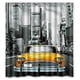 thumbnail image 1 of Cortina de ducha de taxi de Nueva York con ganchos (66 x 72 pulgadas), 1 of 3