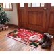 thumbnail image 1 of Alfombra Navideña 80x120 Cm 1.2 M 80 Cm Santa Esferas Doradas, 1 of 4