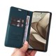 thumbnail image 3 of Funda Billetera de Cuero para Motorola Edge 50 5G con Tarjetero y Soporte - Tapa Magnética Azul, 3 of 6