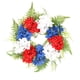 thumbnail image 4 of Guirnalda Patriótica Americana Guirnalda De Flores Hojas Verdes Día De Los Caídos, 4 of 5