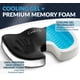 thumbnail image 2 of Silla de oficina mejorada con gel ComfiLife, modelo Seat Cushion, color negro, 2 of 9