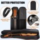 thumbnail image 2 of Bolsa para guitarra CAHAYA 118 cm Naranja resistente al agua, 2 of 7