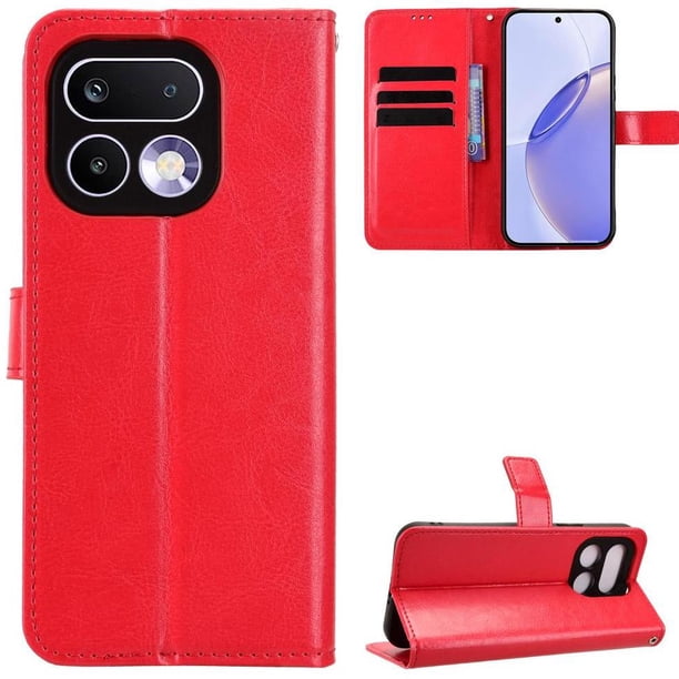 Funda tipo libro para Oppo Realme 16 Pro+ 5G, cartera todo‑en‑uno, funda multifuncional con tarjetero y correa de muñeca desmontable