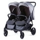 thumbnail image 1 of Coche Doble De Paseo Marco Aluminio Liviano Gris LuBabycas, 1 of 8