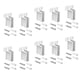 thumbnail image 1 of 10 Soportes De Alambre Para Estantes Que Reemplazan Los Soportes Para Estantes De Armario Fáciles De Instalar, 1 of 5