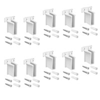 Bothyi - 10 Soportes De Alambre Para Estantes Que Reemplazan Los Soportes Para Estantes De Armario Fáciles De Instalar