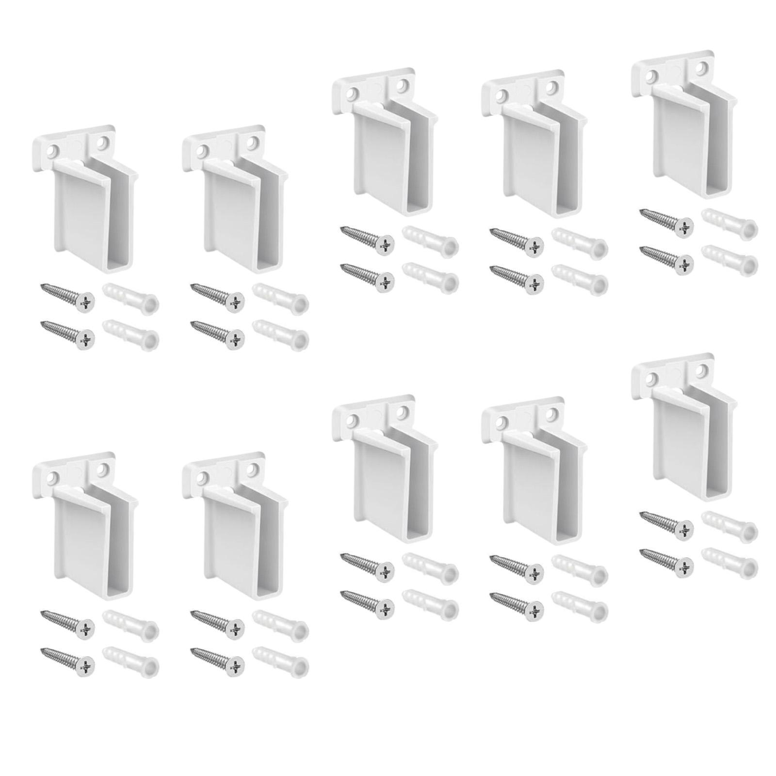 Bothyi - 10 Soportes De Alambre Para Estantes Que Reemplazan Los Soportes Para Estantes De Armario Fáciles De Instalar