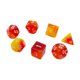 thumbnail image 2 of 7x Dados Poliédricos D20 D12 D10 D8 D6 D4 Juego De Dados De Ocio Y Entretenimiento Rojo, 2 of 5