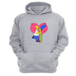 Genérico - Polerón Canguro Familia Amarilla Gris Claro Talla Xs Unisex