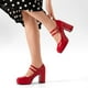 thumbnail image 2 of Zapato Taco Rojo Casual YOU201 Weide, 2 of 8