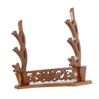 Magideal - Soporte Para Espadas Samuráis, Organizador De Escritorio Para Almacenamiento De Sables De Luz, Soporte De Exhibición Para Espadas De Colección, Flauta 3 Capas