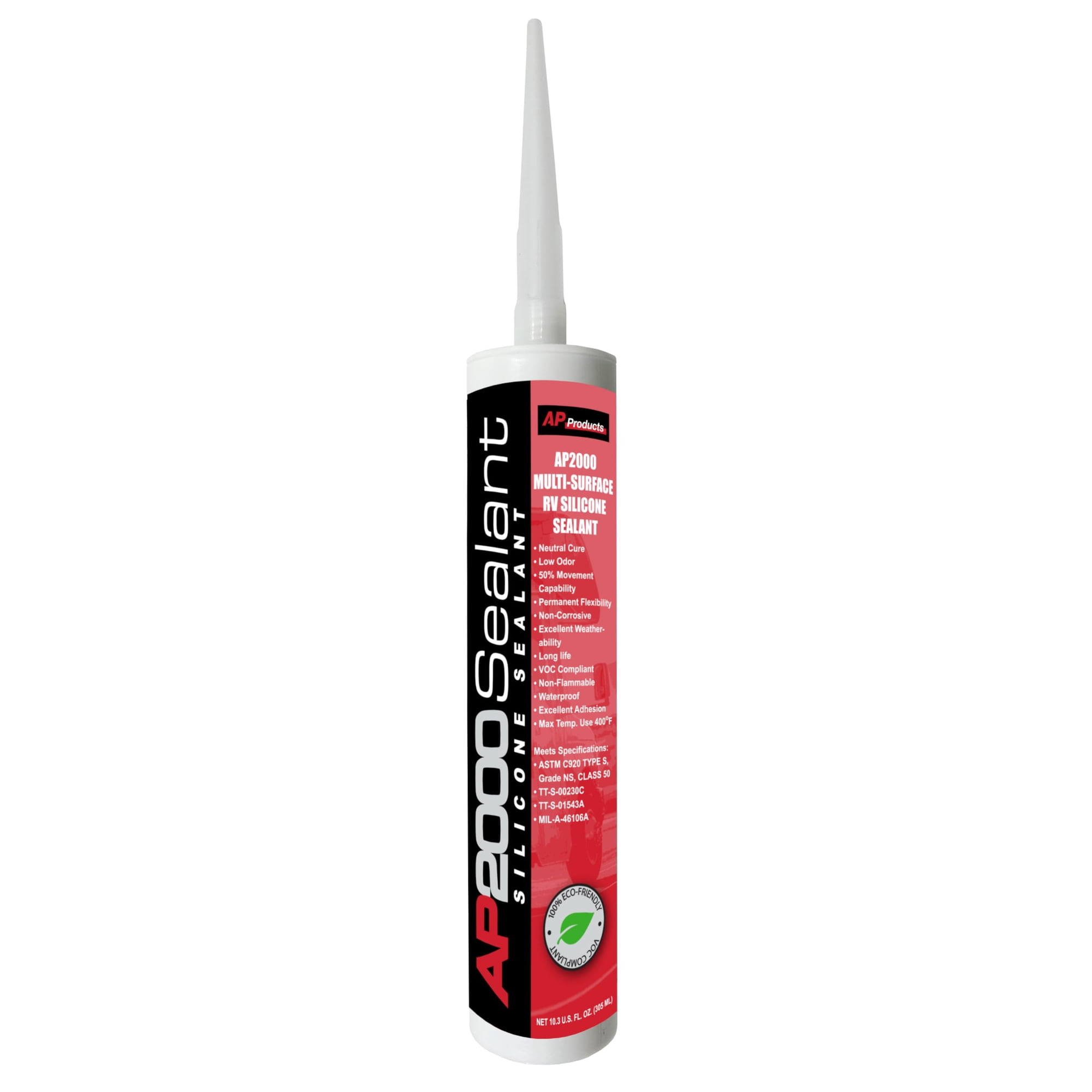 Adhesivo Adhesivo Ap Products Ap2000, Sellador Blanco, 300 Ml