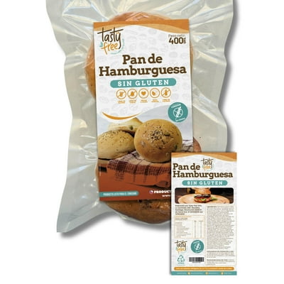 Pan De Hamburguesa Sin Glúten 400 G Tasty