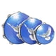 thumbnail image 4 of Pandereta de Paloma de 3 piezas, campana de Metal de doble fila, 6 pulgadas, 8 pulgadas, 10 pulgadas, instrumento de percusión duradero, panderetas de, 4 of 5