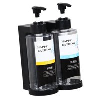 Bothyi - Dispensador De Jabón De Ducha Dispensador De Jabón Líquido Para Manos Para Inodoro Suministros De Cocina Una Cabeza Doble