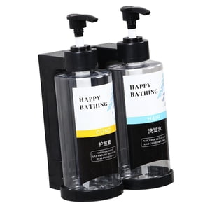 Bothyi - Dispensador De Jabón De Ducha Dispensador De Jabón Líquido Para Manos Para Inodoro Suministros De Cocina Una Cabeza Doble