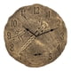 thumbnail image 1 of Reloj De Pared De 12 Pulgadas Impermeable Para Interiores Y Exteriores Con Pantalla De Temperatura Silenciosa, 1 of 5