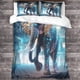 thumbnail image 3 of Funda nórdica con estampado 3D de elefante, juego de ropa de cama decorativo de 3 piezas, funda nórdica con estampado creativo, funda de cama con funda de almohada, suave., 3 of 3