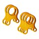 thumbnail image 5 of 5 Uds 3 Agujeros Tienda Cuerda Sujetador Viento Cuerda Hebilla Tensor Amarillo, 5 of 5