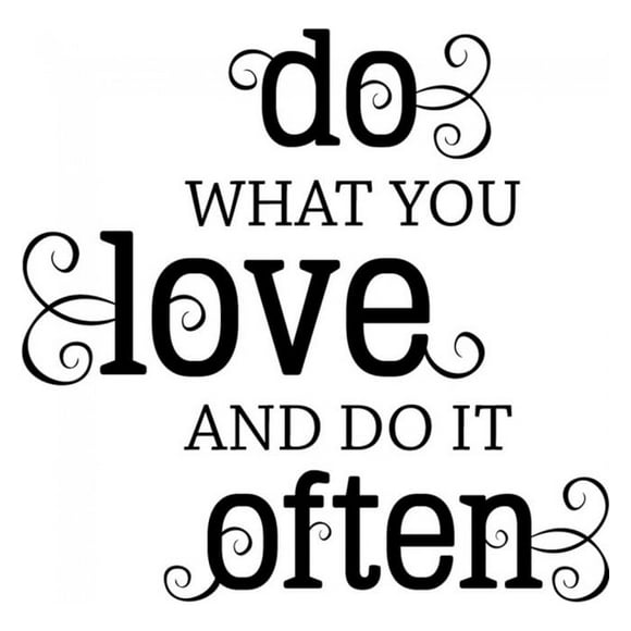Decomural Do What You Love Inspirational WS-15671