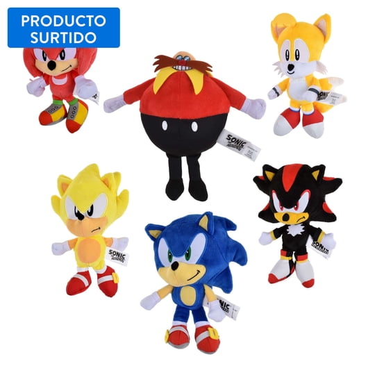 Peluche Basico Sonic De 23 Cms, Producto Surtido 1 Un