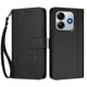thumbnail image 3 of Funda Cartera Trébol para Xiaomi Redmi Note 14 4G con Ranuras Tarjetas y Carga Inalámbrica Negro, 3 of 6