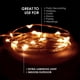 thumbnail image 5 of Luces de cadena RTGS - Juego de 2, 2 m, impermeables, blanco cálido, 5 of 7