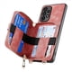 thumbnail image 4 of Funda Tipo Cartera con Correa Cruzada para Samsung Galaxy A53 Protección Contra Golpes Rosa, 4 of 6