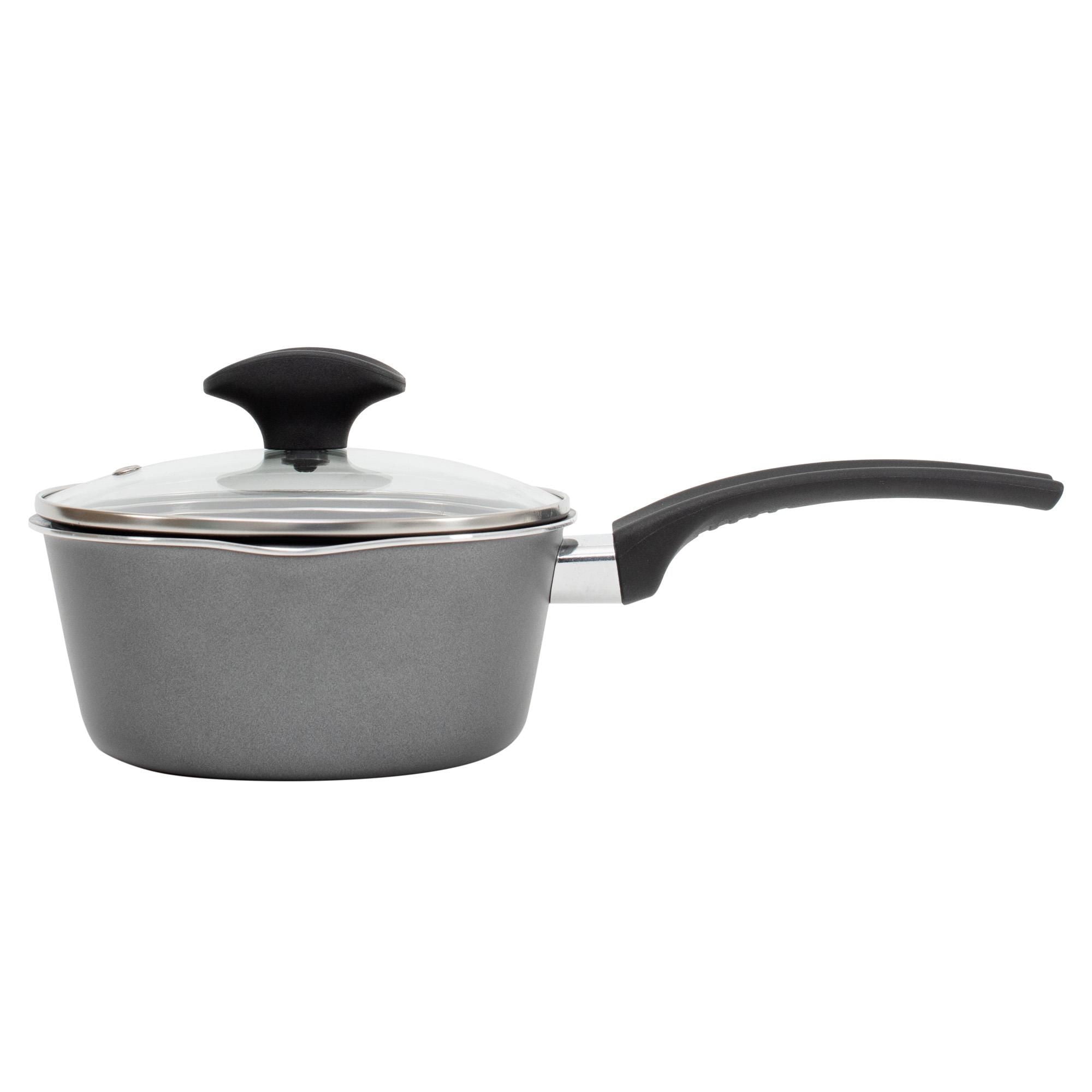 Ilko - Cacerola Con Tapa 1L 16 Cm Every Day Aluminio Reciclado Gris