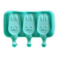 Genérico - Moldes De Silicona Para Helados Molde Paletas Helado Conejo