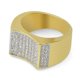 thumbnail image 3 of Anillos de Lujo Bling de Moda Punky Rapero para Hombre Chapados en Oro de 14K Brillantes de Compromiso Hip Hop con Circonia Cúbica Anillos para Hombre, 3 of 8