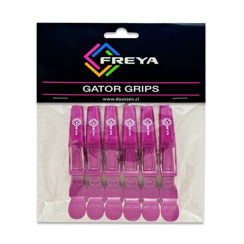 Set De Pinza Para Cabello Freya Morado X 6 Ud