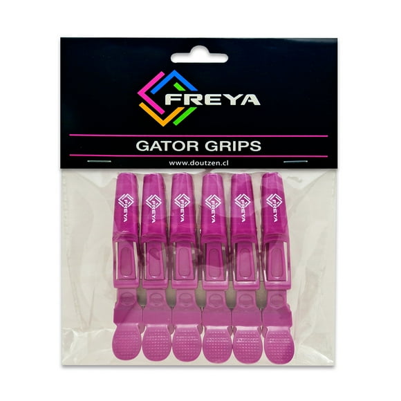 Set De Pinza Para Cabello Freya Morado x 6 UD