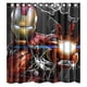thumbnail image 1 of Cortina de ducha de Iron Man con ganchos, 167 x 183 cm, 1 of 3