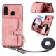 thumbnail image 1 of Funda Tipo Cartera con Correa Cruzada para Samsung Galaxy A30/A20 Protección Contra Golpes Rosa, 1 of 5