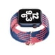 thumbnail image 2 of Correa Trenzada Compatible Iwatch Apple Watch 42/44/45mm Rosado y Azul, 2 of 2
