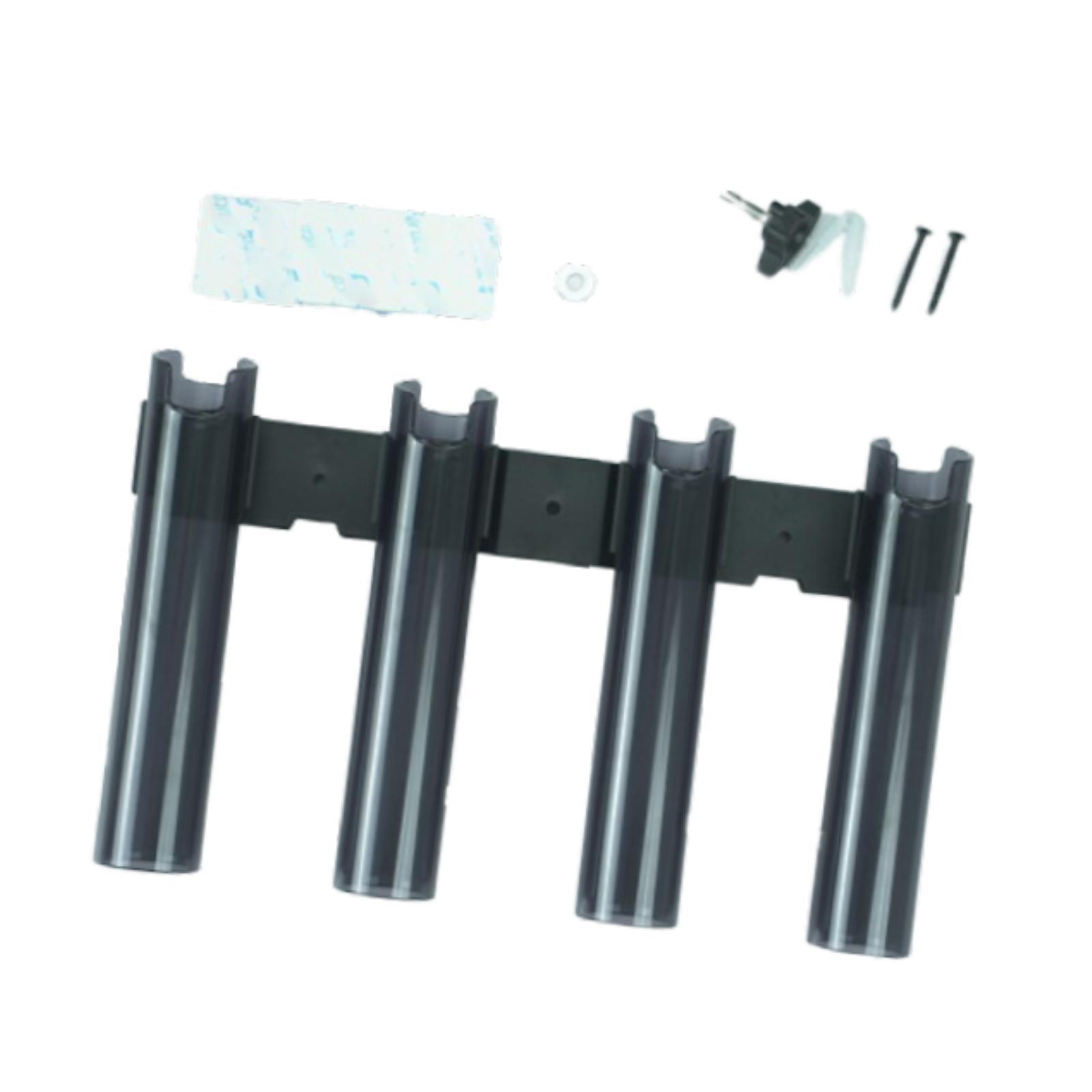 Magideal - Soporte Para Caña De Pescar, Soporte Para Garaje, Soporte Ligero Para Almacenamiento De Cañas, Soporte Portátil Para Camión, Soporte Para Caña De Pesc Sin Abrazadera