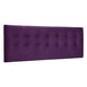 thumbnail image 2 of Respaldo Botone Felpa 2 Plazas Morado, 2 of 5