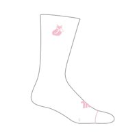 Calcetin Tilki Comfort Blanco/Rosa Pack X3 Tenis Padel