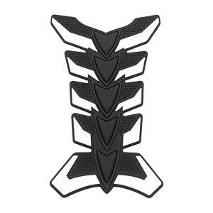 Ioensy - Almohadilla Protectora Genérica Para Tanque De Gasolina De Motocicleta, Pegatina Universal Para Tanque De Motocicleta, Color Blanco