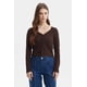 thumbnail image 1 of Polera Mujer Botones Café Oscuro, 1 of 4