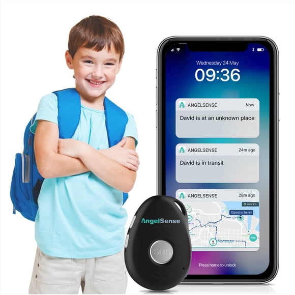 Rastreador GPS AngelSense para niños, adolescentes, autistas y personas con necesidades especiales