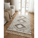 thumbnail image 3 of Alfombra de Lino Bajada de Cama estilo Boho medida 60 cm x 90 cm, 3 of 6