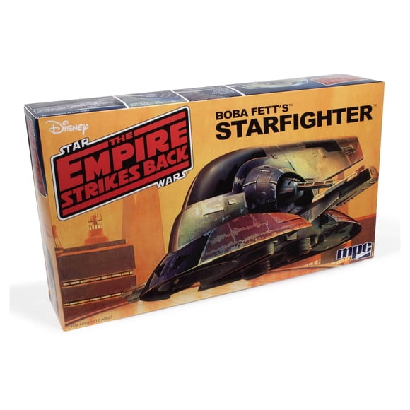 Kit de modelo MPC Star Wars The Mandalorian Nave estelar de Boba Fett a escala 1/72