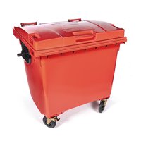 Recilock - Basurero De 1100 Litros Rojo
