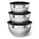 thumbnail image 1 of Set Bowls Acero Inoxidable Fensa 3 Unidades Tapa de Plástico, 1 of 12